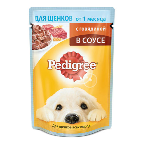 Корм для щенков Pedigree Говядина конс. 85г