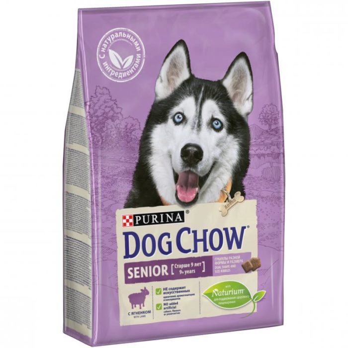 Корм для собак Dog Chow для пожилых собак ягненок сух. 2