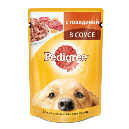 Корм для собак Pedigree Говядина конс. 100г