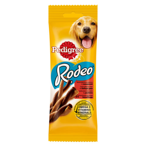 Лакомство для собак Pedigree Rodeo Мясные косички 70г