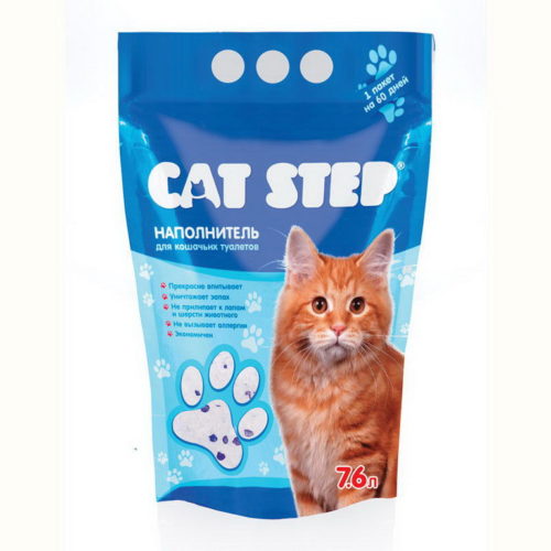 CAT STEP Наполнитель впит.силикагелевый дкошек 7