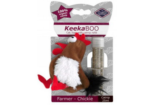 EBI Игрушка для кошек мягкая с кошачьей мятой "Farmer-Chickie"