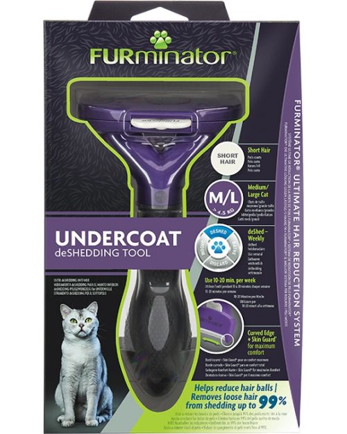 FURMINATOR Фурминатор д/короткошерстных больших кошек M/L