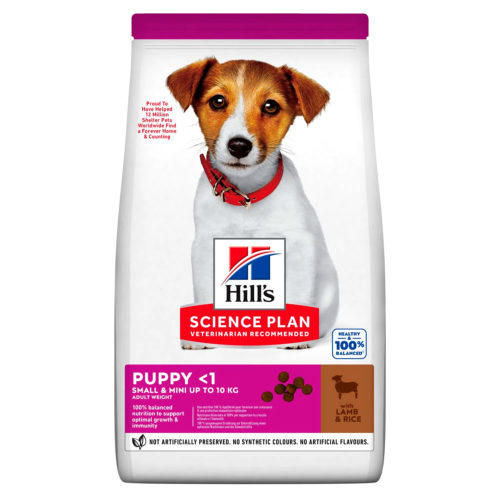 HILLS Science Plan Puppy S/M Корм сух.ягненок д/щенков мелких и миниатюрных пор.1