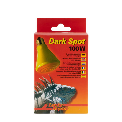 LUCKY REPTILE Лампа тепловая керамическая для рептилий "Dark Spot 100Вт" (Германия)