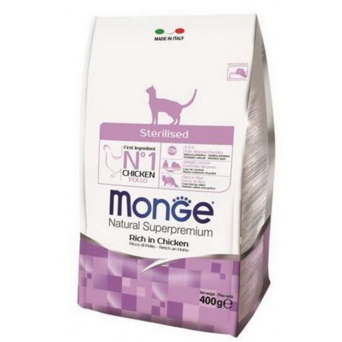 MONGE Cat Sterilized Корм сух.д/стерилизованных кошек 400г