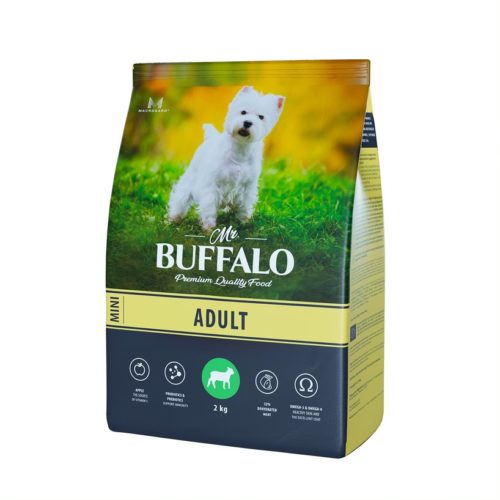 MR.BUFFALO Adult Mini Корм сух.ягненок д/собак мелких пород 2кг