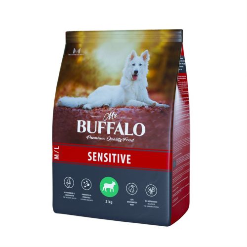 MR.BUFFALO Adult M/L Sensitive Корм сух.ягненок д/собак 2кг