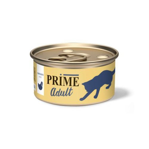 PRIME Adult Корм влаж.курица паштет д/кошек конс.75г