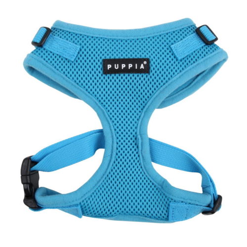 Puppia Шлейка для собак RITEFIT HARNESS голубая L