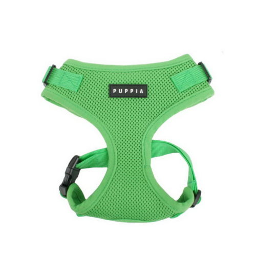 Puppia Шлейка для собак RITEFIT HARNESS зеленая L