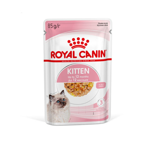 ROYAL CANIN Kitten Instinctive Корм влаж.кус.в желе д/котят 85г