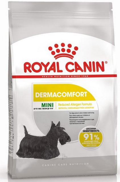 ROYAL CANIN Mini Dermacomfort Корм сух.д/собак с повышенной чувств.кожи 1кг