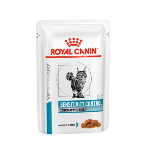 ROYAL CANIN Sensitivity Control Chicken Корм влаж.диет.курица/рис при пищ.непереносим.д/кошек 85г