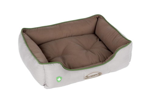 SCRUFFS Insect Shield Box Bed Лежак с бортиками д/собак с пропиткой от насекомых 75*60см