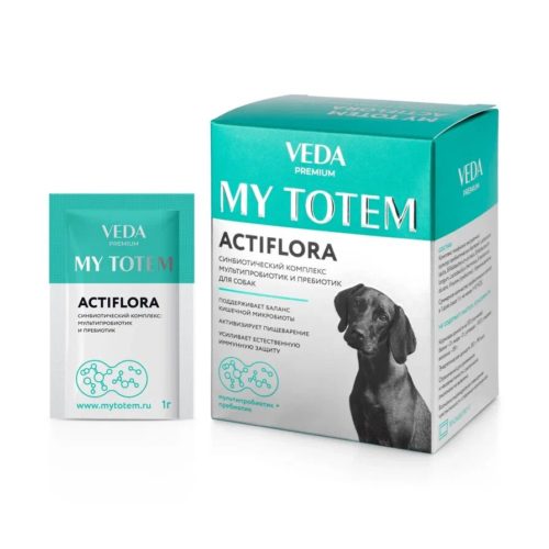 ВЕДА MY TOTEM ACTIFLORA синбиотический комплекс д/собак 30п/уп